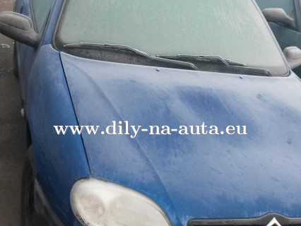 Citroen Saxo modrá na díly Heřmanův Městec / dily-na-auta.eu