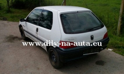 Peugeot 106 bílá na náhradní díly České Budějovice / dily-na-auta.eu