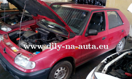 Škoda Felicie červená na náhradní díly ČB / dily-na-auta.eu