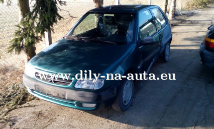 Citroen saxo 1.1 modrá na díly ČB / dily-na-auta.eu